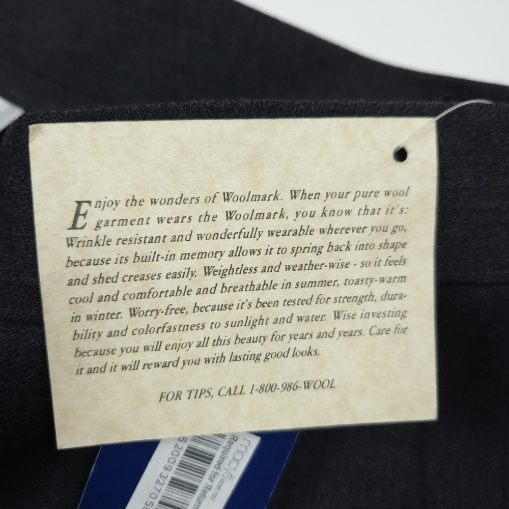 NWT Rena Rowan 100% Pure New Wool Ladies Pants - Picture 11 of 11